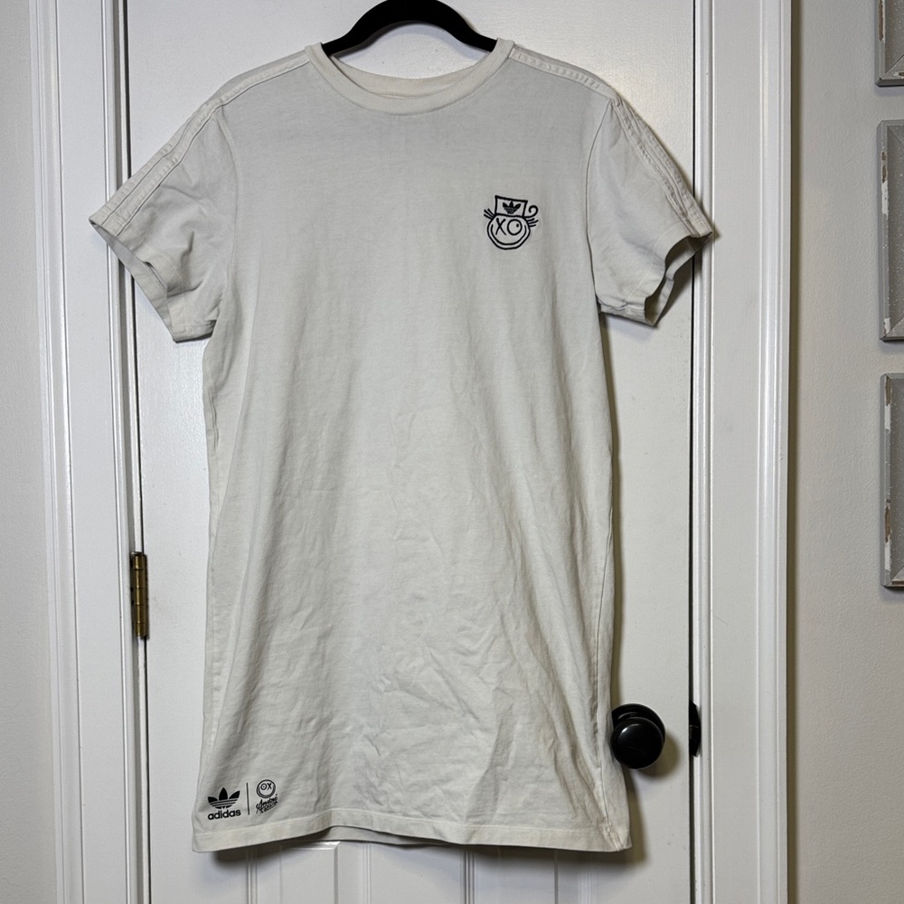 Adidas Originals x Andre Saraiva XO Graphic Tee Cream Streetwear Size M Unisex